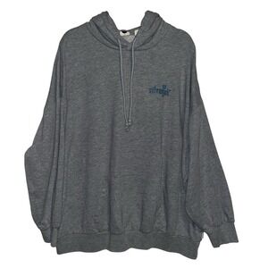 Levi's SilverTab Oversized Hoodie Gray Big Logo Back Graphic L 90s‎ Y2K Style
